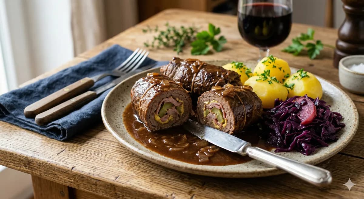 Klassische Rinderrouladen nach Hausfrauenart