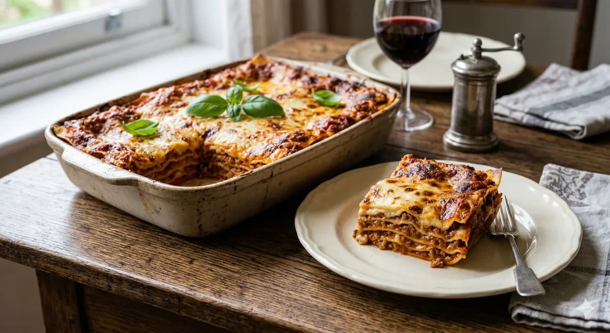 Klassische Lasagne alla Bolognese